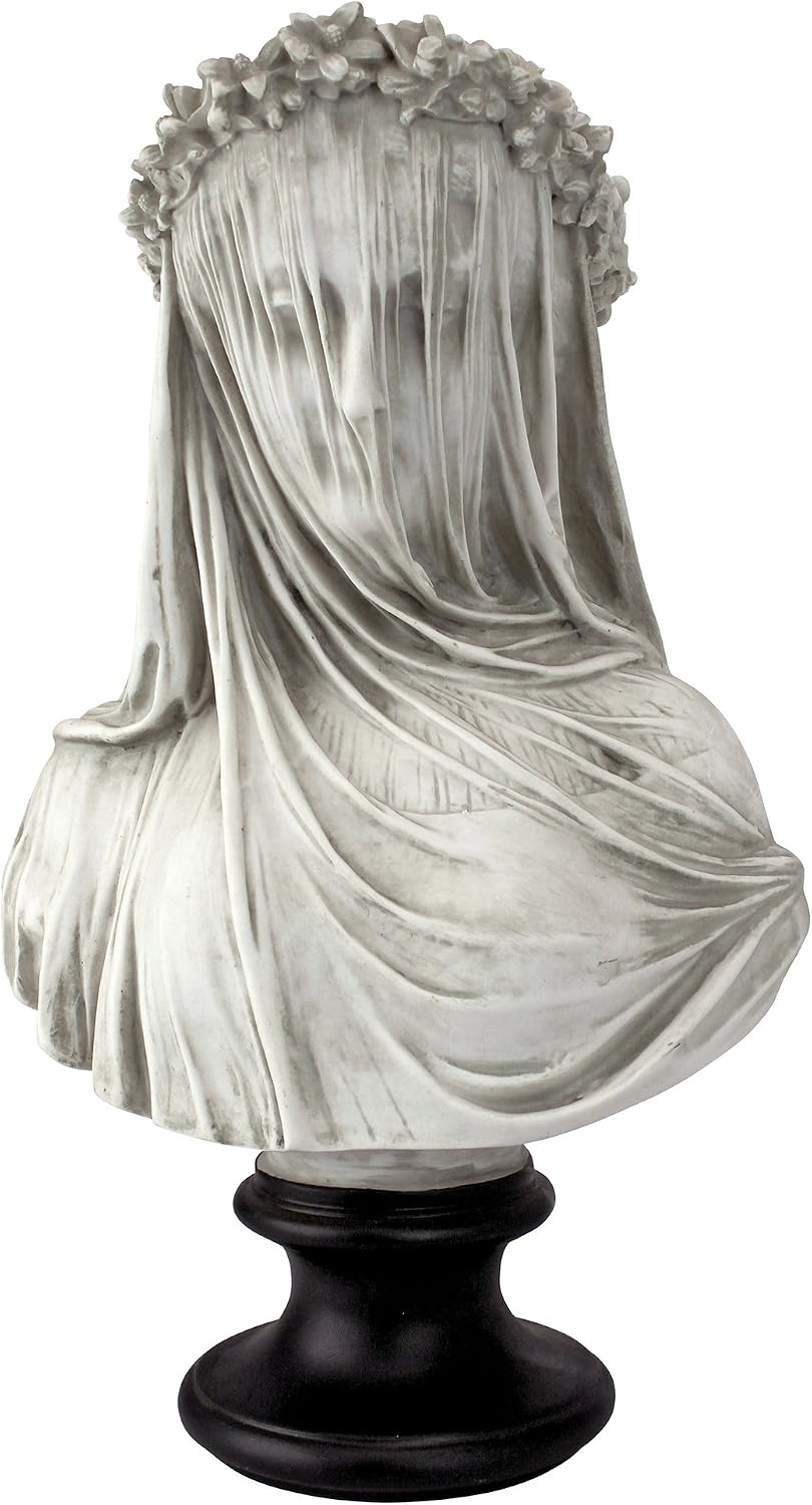 Design Toscano The Veiled Maiden Sculptural Bust — 14 In