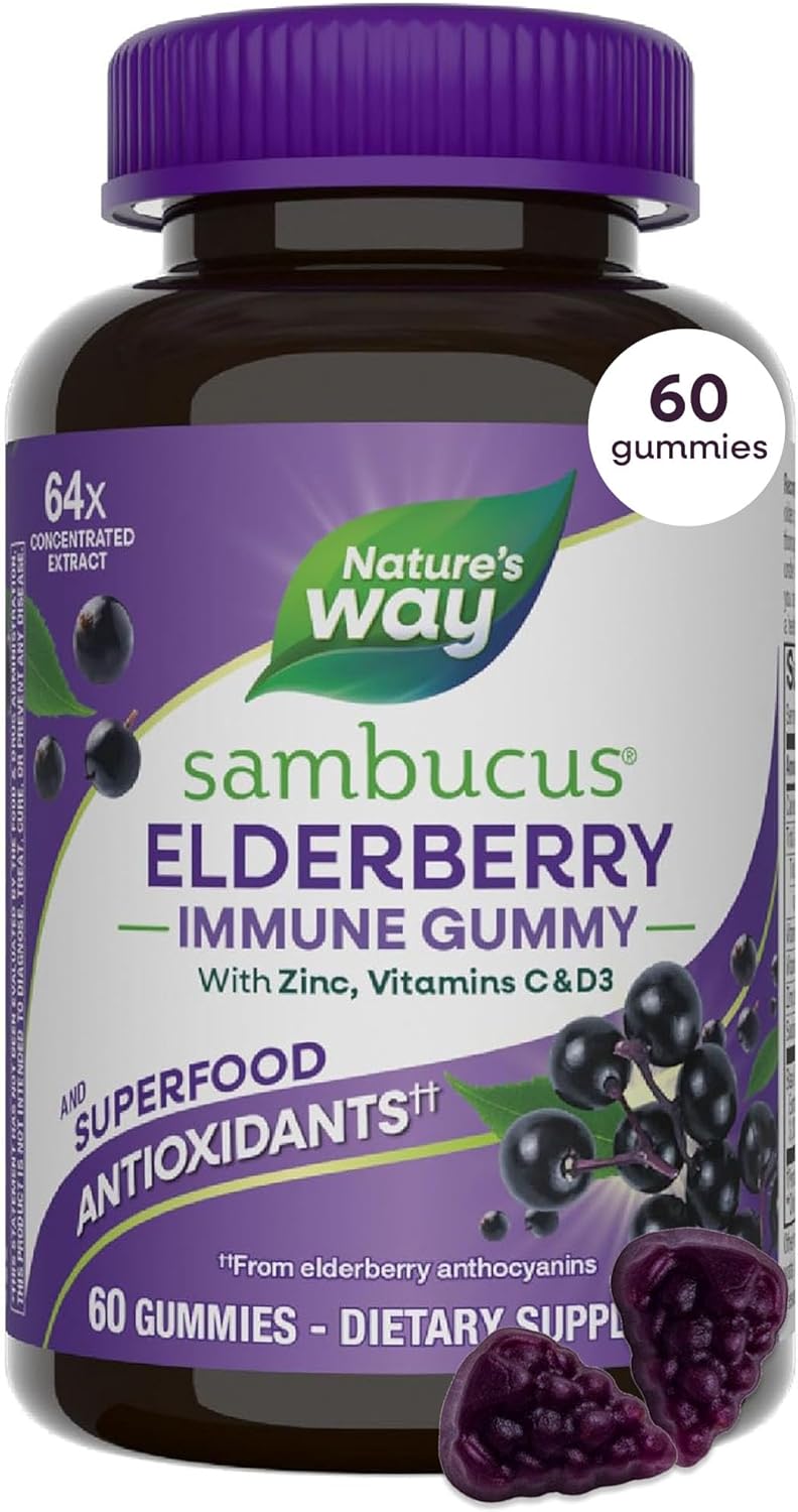 Nature's Way Sambucus Elderberry Gummies