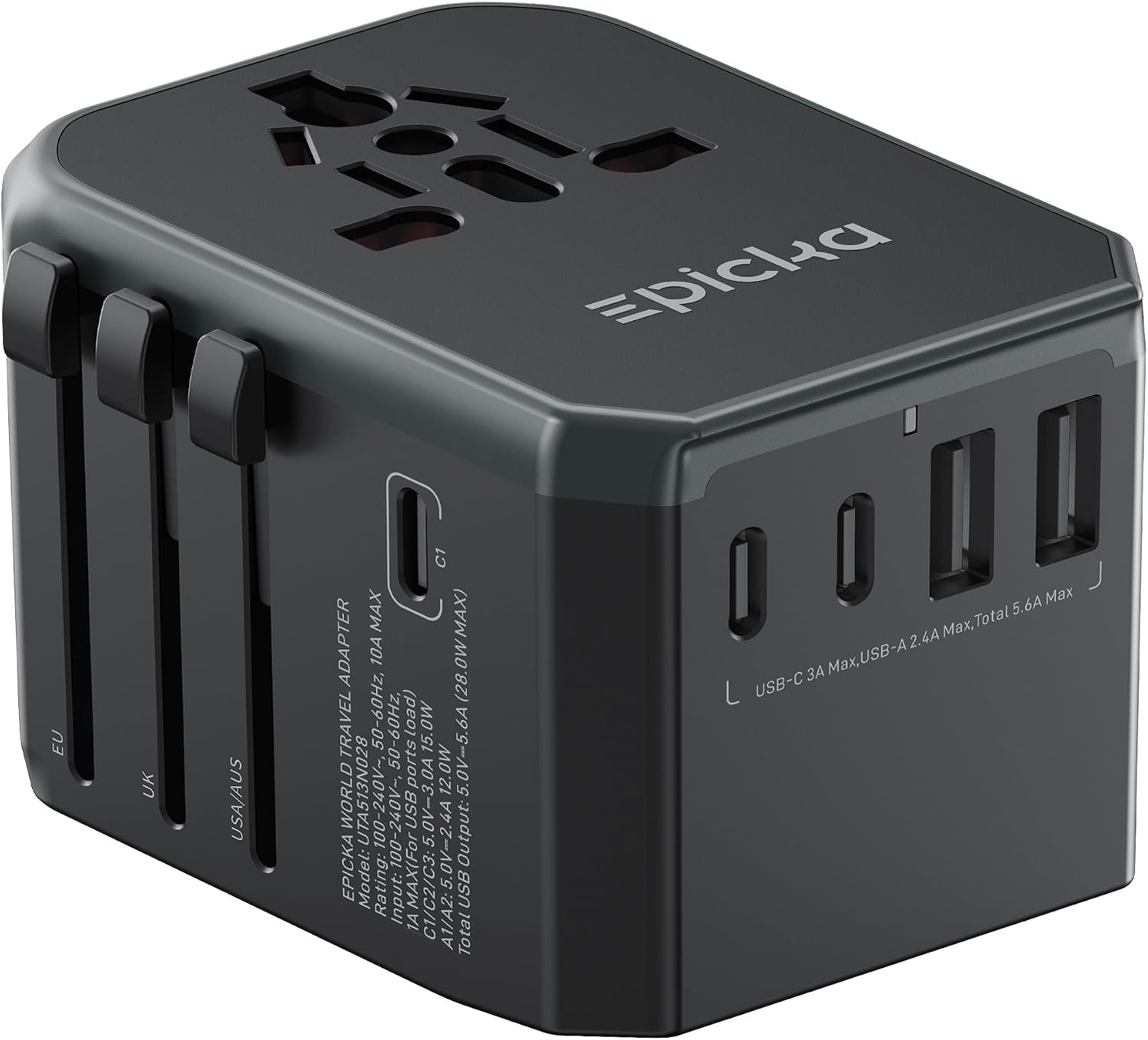 EPICKA Universal Travel Adapter