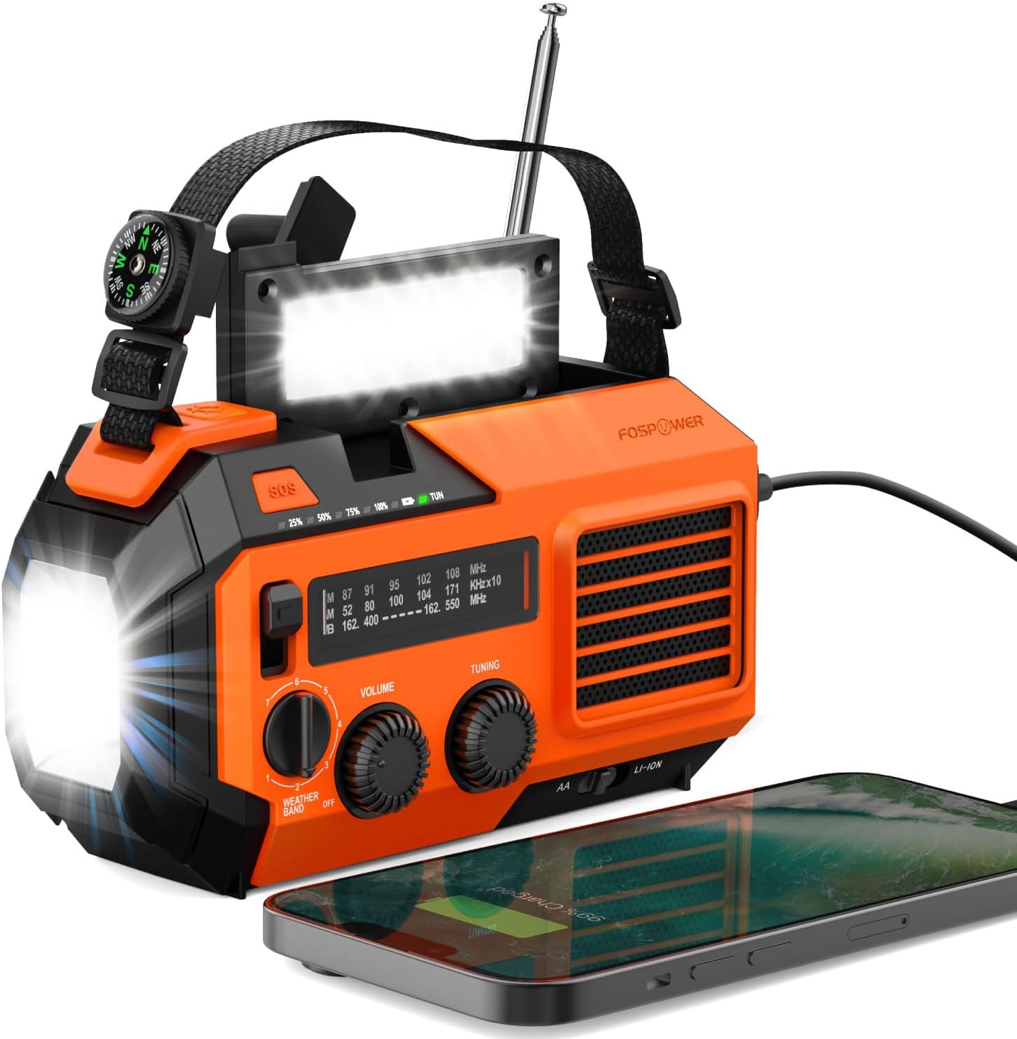 FosPower NOAA Emergency Weather Radio