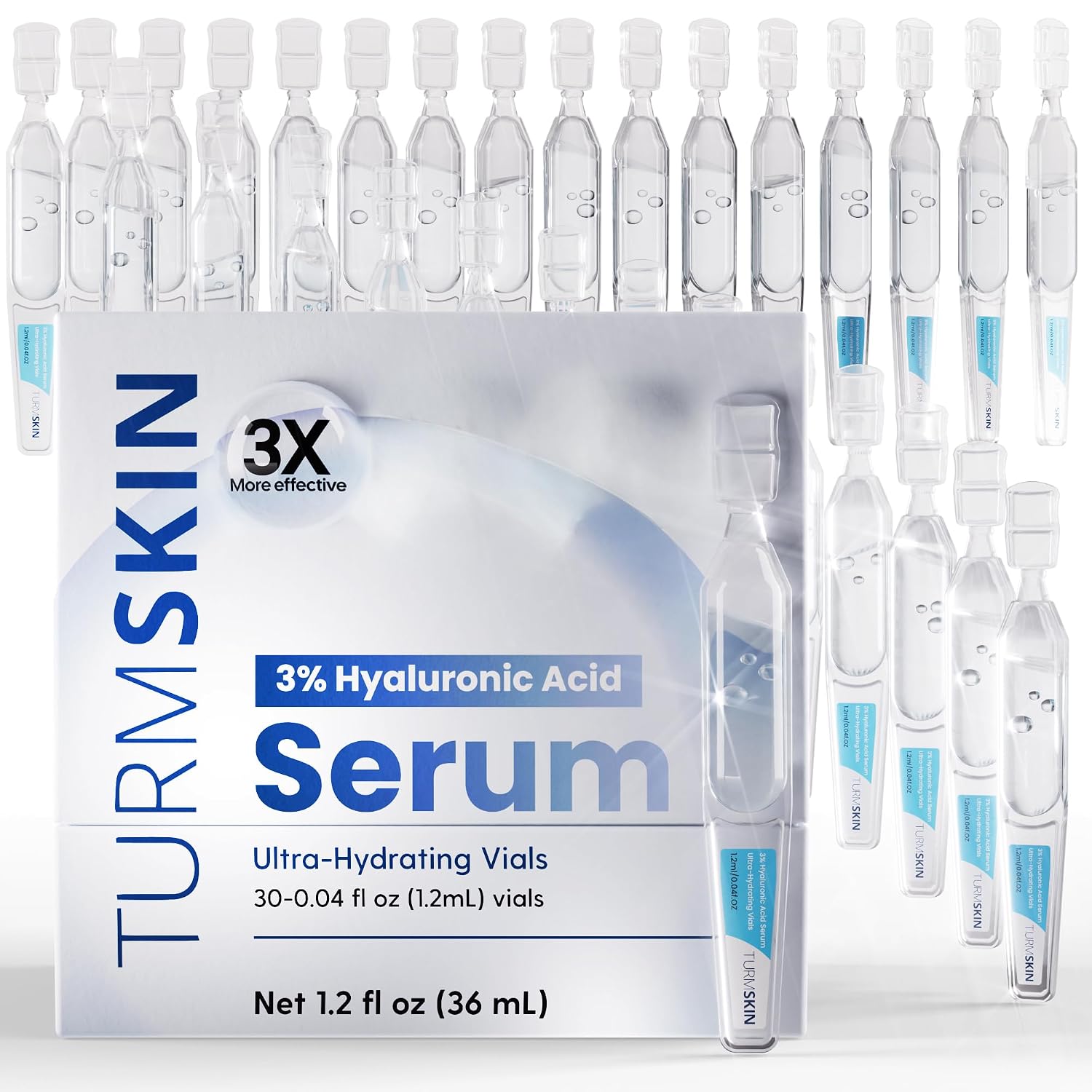 TURMSKIN 3% Hyaluronic Acid Booster Ampoules